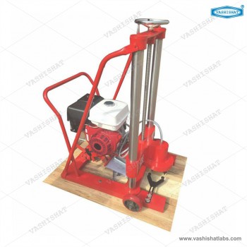 Pavement Core Drilling Machine With Petrol Engine - 5.5 Hp Without Drill Bit