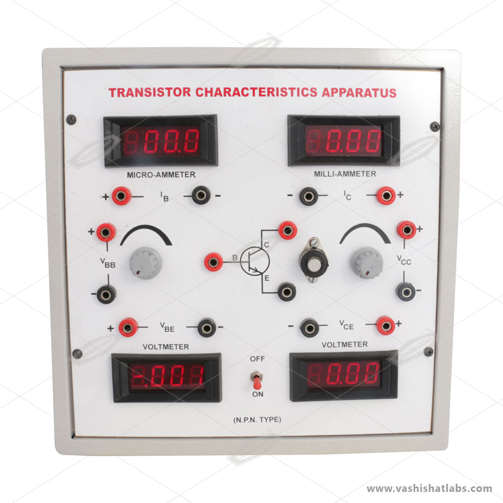 Transistor Characteristic Apparatus NPN Type - CE Mode Digital